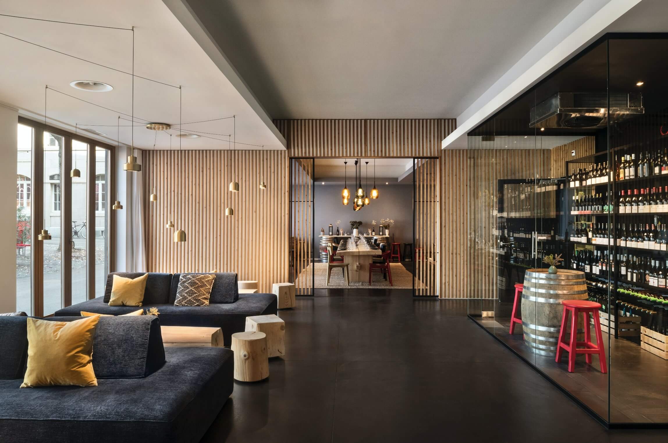 Cozy lounge area with stylish seating and welcoming atmosphere.