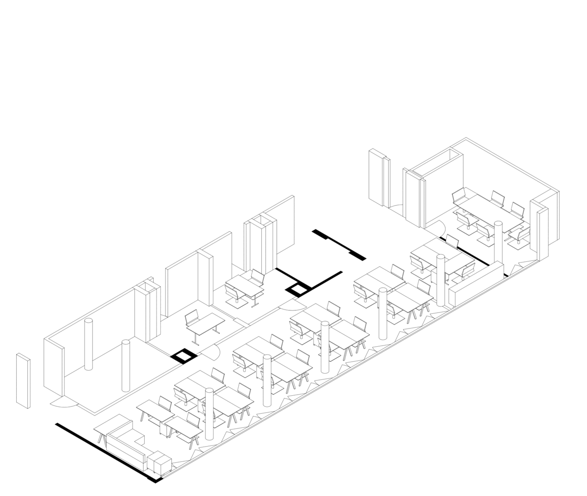 hoxar studio office interrior transformation startup epfl adaptation